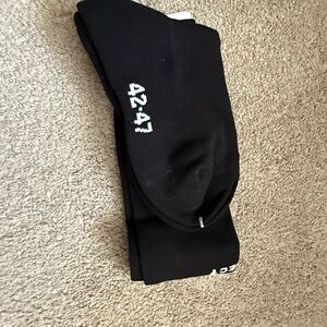 Black Men's soccer Socks